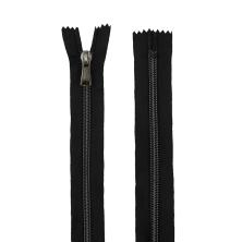 Молния спираль Т.5 18см арт.ФУ-11004 черный/т.никель