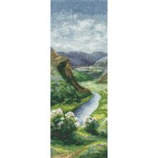 PS/ПС-1844 "Оттенки весны" Набор для вышивания мулине PANNA 12*33,5см