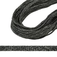 Шнур х/б плоский 12мм арт.TW серый