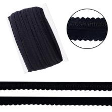 Резинка ажурная 12мм арт.4745 черный
