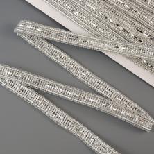 Тесьма металлизированная 10мм арт.8669