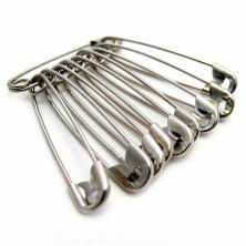 Булавка 30мм арт.1-35/С-16 никель (10шт) Россия