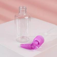 Флакон ПЭТ с дозатором  75мл d-1,5см h-8см арт.6939771 прозрачный/микс