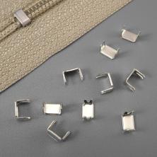 Ограничитель на молнию (нижний) Т.3 арт.NOM-3N никель