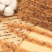 Тесьма с бусинами 15мм арт.JL-01