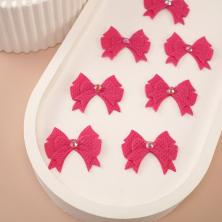 Бантики  25*22мм арт.B-058 со стразой