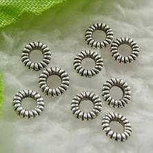 Бусины металл  4*1мм арт.ИВ-276 античное серебро (50шт)