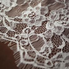 Кружево французское 250мм арт.7820 белый