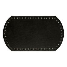 Донце для рюкзака кожзаменитель 23*13см толщина 3,5мм арт.HAW-04 черный-03