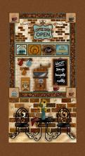Ткань для пэчворка 60*110см Peppy Caffe Latte Panel арт.4499