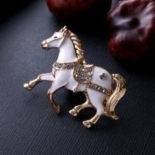 Брошь со стразами 