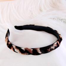 Ободок пластик/текстиль 12мм "Феличе" арт.4555488 микс