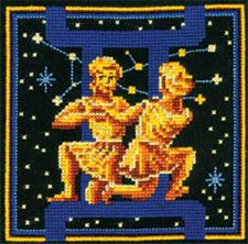 З-08 "Близнецы" Набор для вышивания мулине "Сделай своими руками" 16*16см