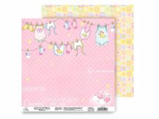 Бумага двусторонняя 29,5*29,5см "Мамина радость. Лучший день" 160гр/м арт.892162