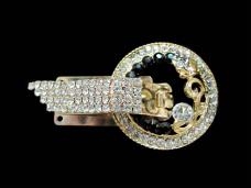 Застежка шубная со стразами арт.ФУ-2333
