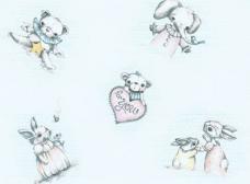 Ткань для пэчворка 60*110см Peppy Finch & Friends Flannel