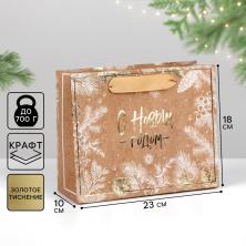 Пакет крафт 18*23*10см 
