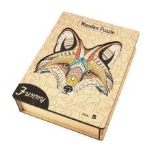 Деревянный пазл фигурный 