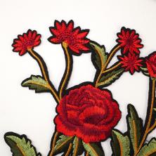 Термоаппликация "Роза" 177*195мм арт.6603/AL109 красный