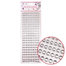 Стразы клеевые 8мм арт.ФУ-10010 Crystal (220шт)