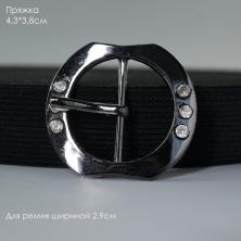 Пряжка металл 42*37/29мм арт.5256 т.никель