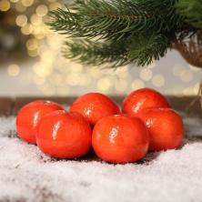 Мандарин 5,5*5,5см арт.7159815 оранжевый