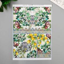 Декупажная карта 20*30см "Лимончики" арт.5700781 ассорти