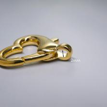 Карабин для бижутерии 24*20мм 