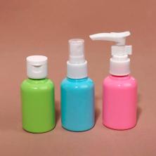 Набор флаконов ПЭТ (65мл) в чехле арт.4433082 микс (3шт)