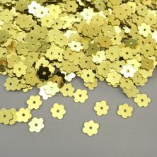 Пайетки-перламутр "Цветочек" 6мм арт.SQN-FL006 50гр (4500±50шт)