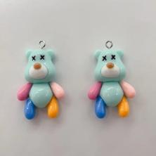 Подвеска акрил "Мишка" 23,5*35мм арт.ИВ-162