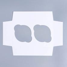 Коробка с окошком 16*10*10см арт.9086086 (макаруны)