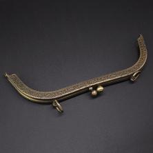 Фермуар для сумки  220*75мм арт.FER-08 бронза