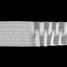 Тесьма шторная х/б 60мм "буфы" 4 нити арт.C-705 (от 1м)