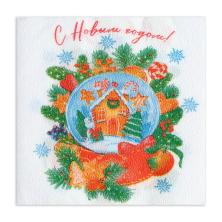 Салфетки бумажные 33*33см 