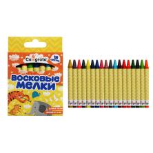 Карандаши восковые 18цв 