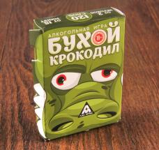 Игра алкогольная "Бухой Крокодил" набор карточек 9*6,5см арт.2502642