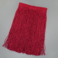 Бахрома 20см шелк арт.ФУ-10579 бордовый-48