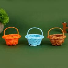 Корзина плетеная 6*4,5см арт.4022576 микс