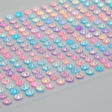 Полубусины клеевые  5мм арт.9880225 ассорти (300шт)