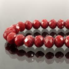 Бусины граненые на леске "Рондель" 6*4,5мм 45см арт.SF-656 (95бусин)