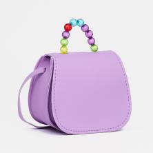 Сумочка детская на магните иск.кожа 12*13*5см  арт.9635005 сиреневый