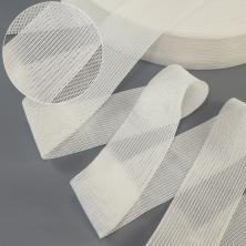 Тесьма вязаная окантовочная 32мм арт.32С-32/32 белый