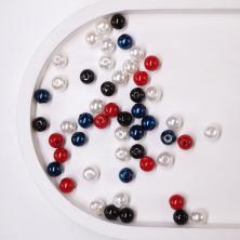 Бусины акрил "Zlatka" арт.PB-1 6мм ассорти (50шт)