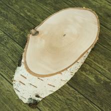 Срез дерева 17*13см h-1,5см арт.СРЕЗ-28 береза