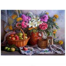 "Летний натюрморт" 50*40см арт.2056B Картина стразами на подрамнике