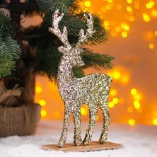 Украшение интерьерное "Олень" 24*14*6см арт.4811929 дерево
