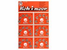 Кнопки пришивные металл "KOH-I-NOOR" 8мм №1 (36шт)