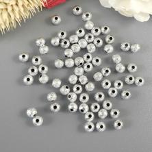 Бусины акрил под металл  4мм арт.ИВ-252 (100шт)