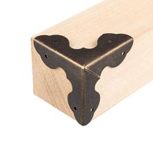 Уголок трехгранный для шкатулок 29*29мм с гвоздиками арт.MMG-004 02-бронза